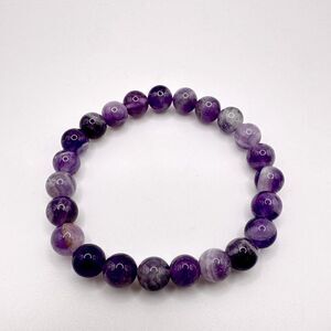 9mm stretchy Amethyst stone bracelet!‎